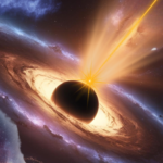 Astronomers witness supermassive black hole gorge on a cosmic meal before 'burping' radio jets 300 days later