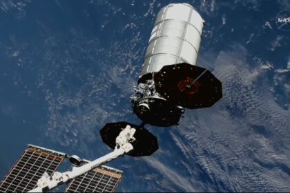 Private Cygnus XL cargo spacecraft departs the International Space Station after 6-month stay (video)