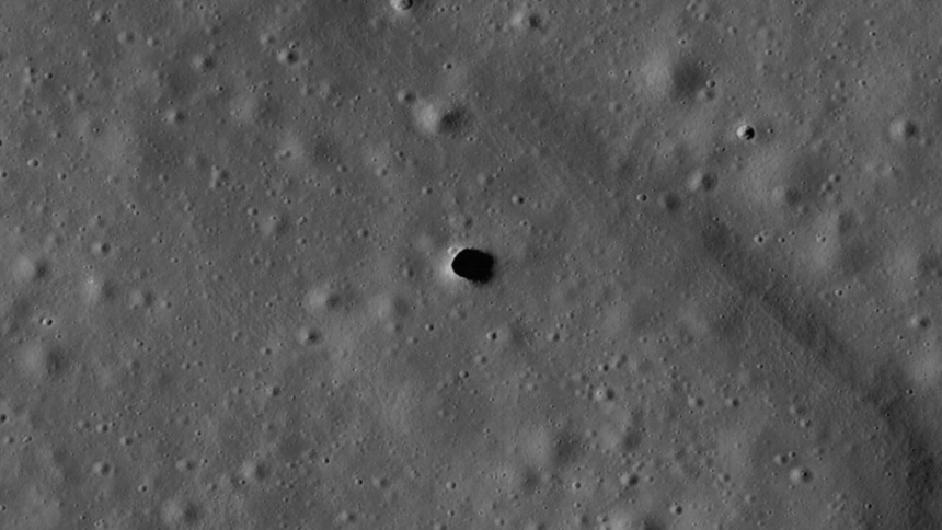 NASA's hunting for a secret underground cave on the moon