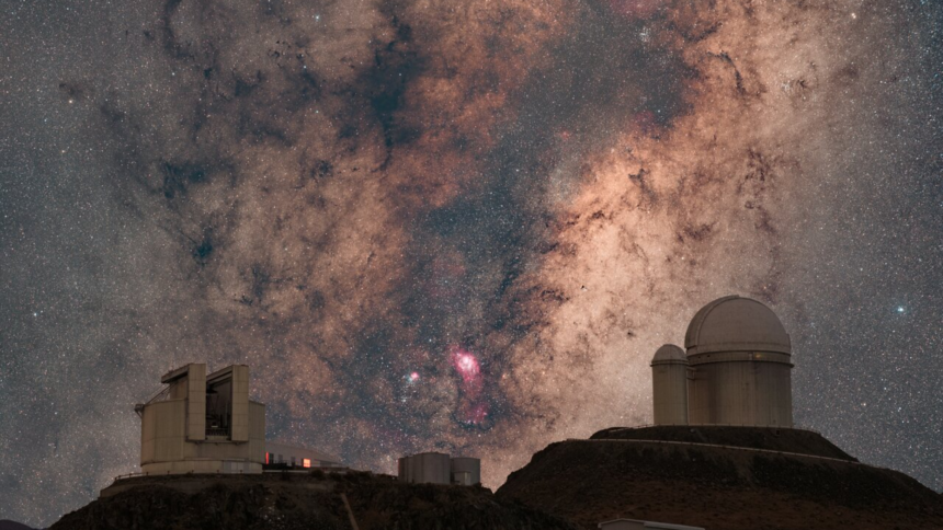 The Milky Way glows over telescopes in the Atacama Desert photo of the day for Oct. 9, 2026