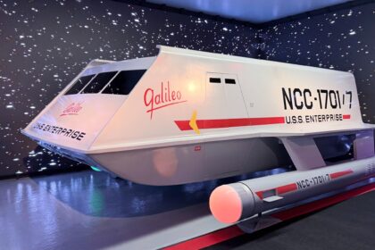 See the original Galileo shuttle from 'Star Trek' in its new home at the Original Series Set Tour in New York